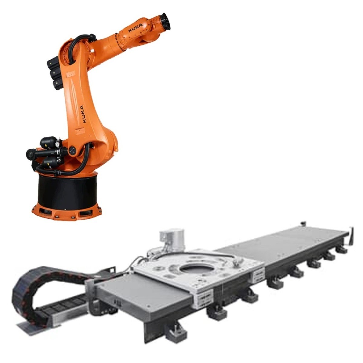 Robot Riding Inch Round Rail GBS Robot Linear track rail untuk lengan robot las Laser dan Robot KR70 ...