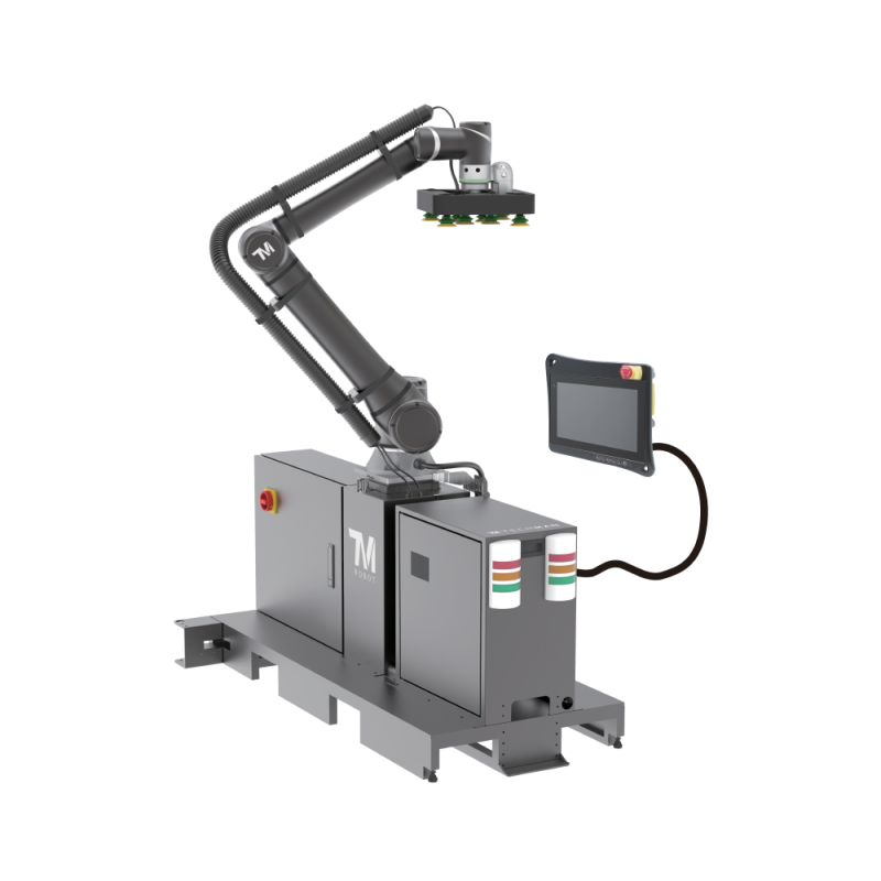 Robot Kolaborasi Techman TM Cobot Palletizer untuk Pembuatan Karton dan ...